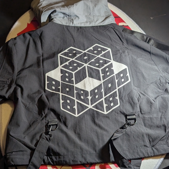 808 Designs Midnight Wind Breaker Women's Size Lrg - Picture 2 of 3